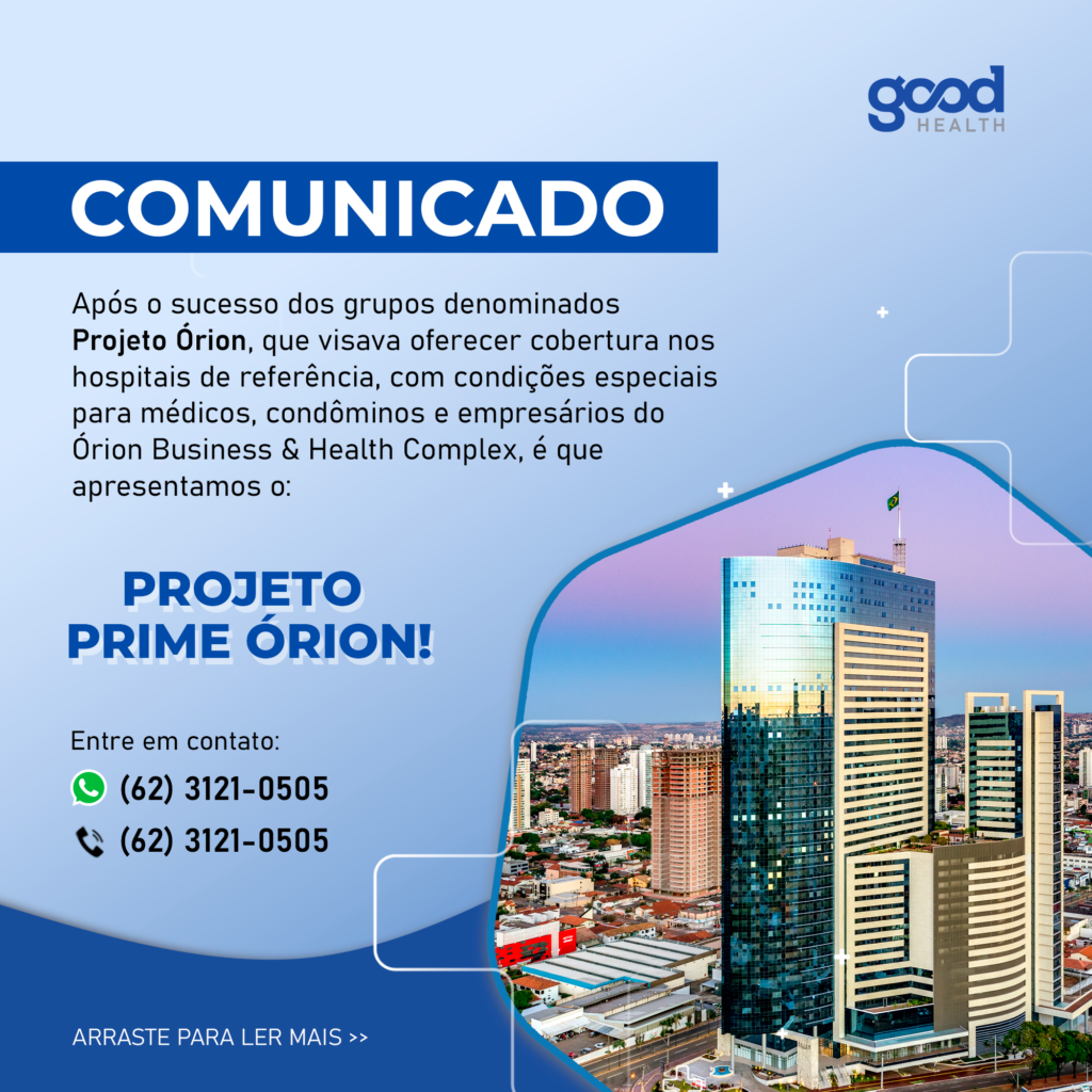 COMUNICADO – Projeto Prime Órion